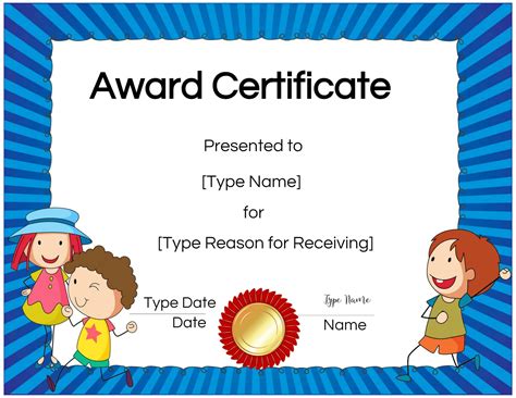 Free Printable Certificates For Kids - Free Printable Certificate