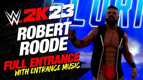 WWE 2K23 ROBERT ROODE ENTRANCE - #WWE2K23 ROBERT ROODE FULL ENTRANCE ...