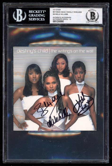 Beyonce, Kelly Rowland & Michelle Williams Signed Destiny's Child "The ...