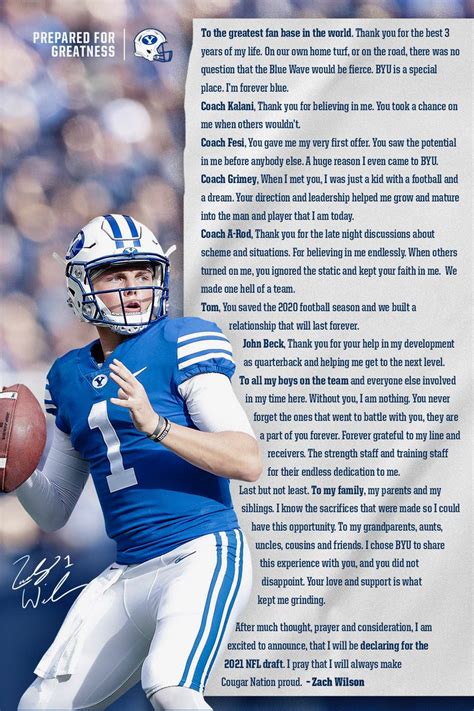 BYU quarterback Zach Wilson entering NFL draft - NewsWingz