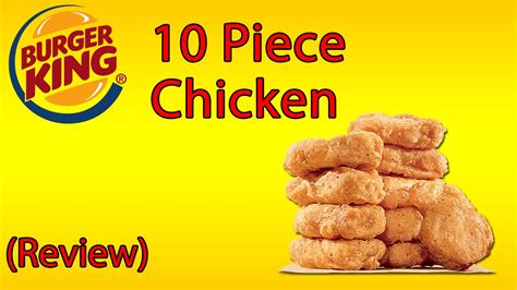 Burger King 10 Piece Chicken Nuggets ♦ The Fast Food Review - YouTube