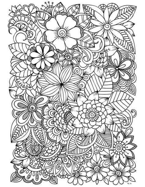 Flower Coloring Pages | Skip To My Lou