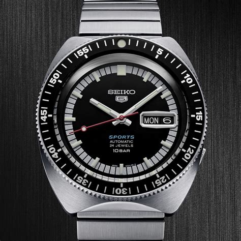 Seiko 5 Sports 55th Anniversary Limited Edition 39.5mm Mens Watch ...