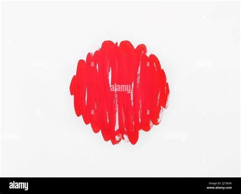 Creative painting of Japanese flag Stock Photo - Alamy