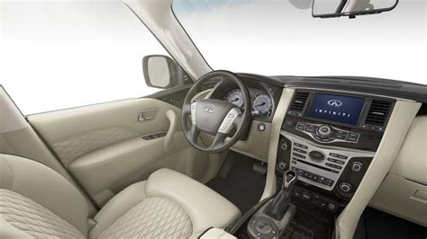 2019 INFINITI QX80 LUXE Interior | Front seat profile in Wheat Semi ...