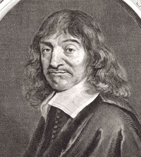 -Portrait of René Descartes [engraving by Gérard Edelinck (1640-1707 ...