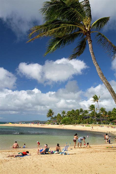 Poipu Beach Park On The Southern Coast Photograph by David R. Frazier ...