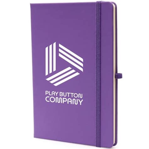 Logo Printed Fully Recycled A5 PU Mole Notepad | Total Merchandise