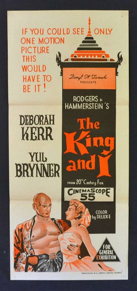 All About Movies - The King and I 1956 original Daybill movie poster ...