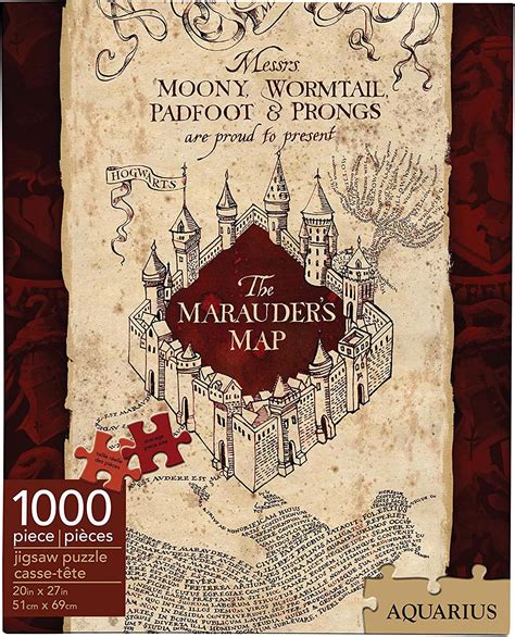 Puzzle Harry Potter map, 1 000 pieces | PuzzleMania.eu