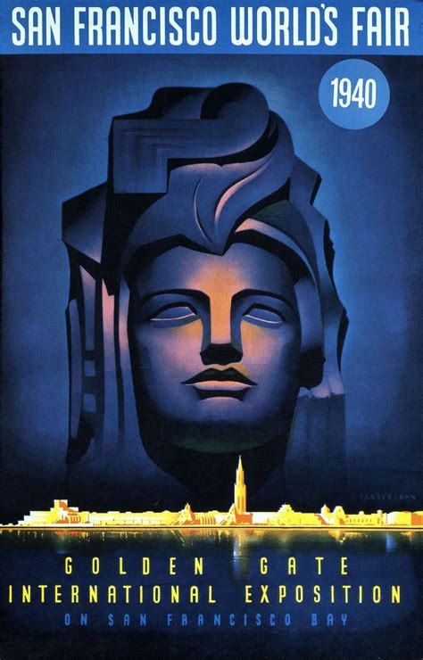 J. Brooks Press Collection | vntgtravel: San Francisco World’s Fair Poster,... | Art deco ...