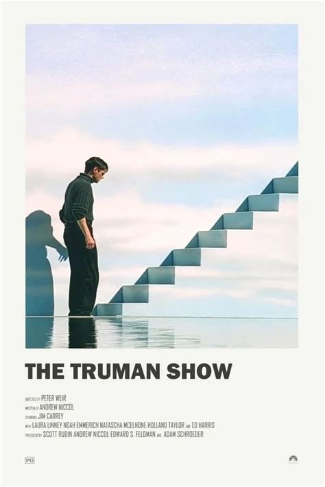 The Truman Show - Minimalist Poster | The Art of ANDREW SEBASTIAN KWAN | Movie poster art, Movie ...
