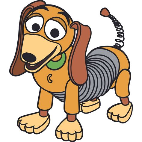 Slinky Dog Toy Story Cartoon Characters Decors Wall Sticker Art Design ...