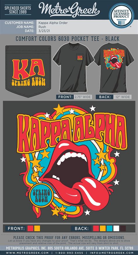 Fraternity Rush Shirt - Kappa Alpha in 2021 | Fraternity rush shirts, Rush shirts, Sorority rush ...