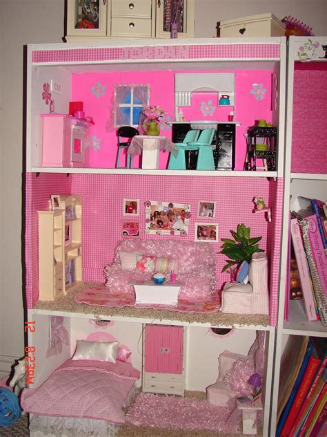 DIY Barbie House from a shelf - A girl and a glue gun