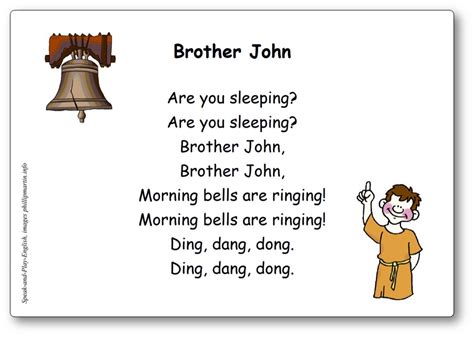 Brother John – Nursery Rhyme Song with Lyrics in French and in English