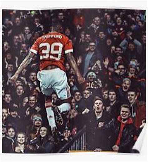 Marcus Rashford Celebration Poster