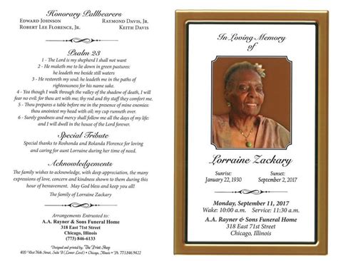 Lorraine Zackary Obituary | AA Rayner and Sons Funeral Home