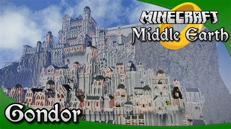 Minecraft Middle Earth Server Tour - Gondor - YouTube