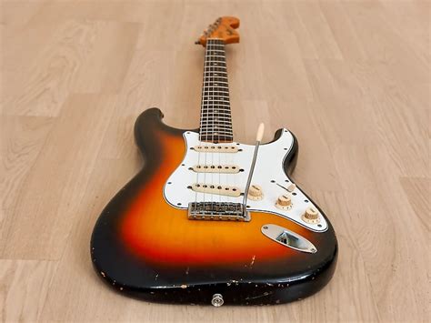 Fender Stratocaster with Rosewood Fretboard 1966 Sunburst | Reverb