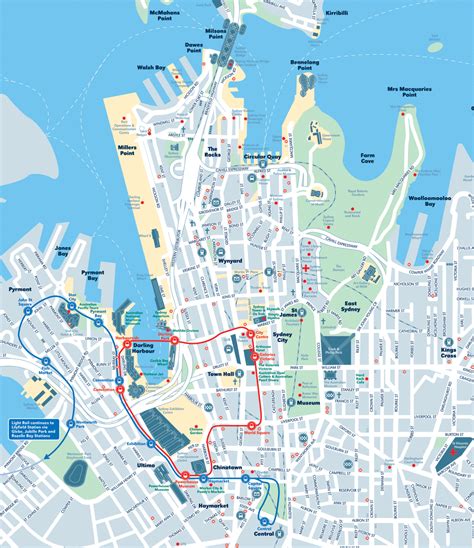 Map Of Sydney Cbd | Map Of The World