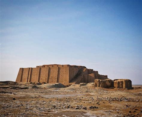 he great Ziggurat of Ur, near Nasiriyah, Iraq - The remains of the Neo ...