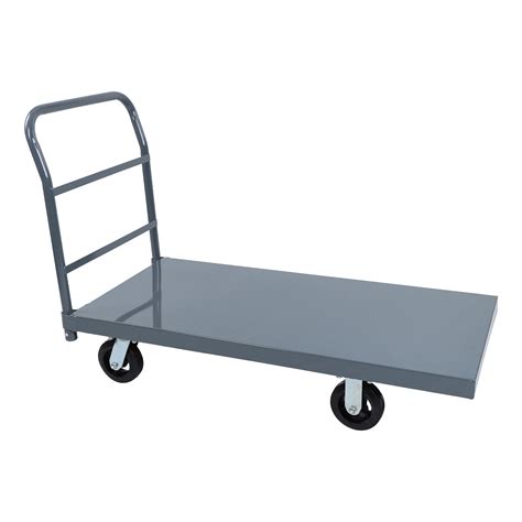 Buy BISupply Flat Platform Truck Industrial Push Cart 48 x 24in ...