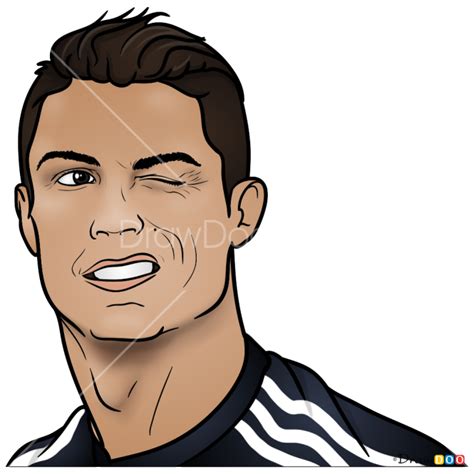 How to Draw Cristiano Portrait, Celebrities Cristiano Ronaldo | Ronaldo, Cristiano ronaldo, Drawings