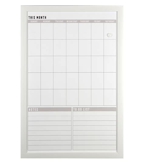 Wipe Off Monthly Calendar Board | JOANN