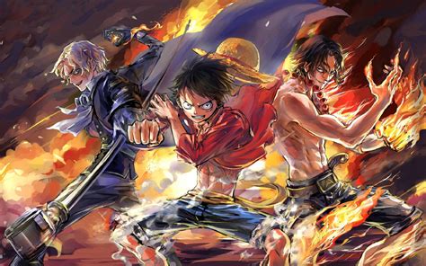 2560x1600 Resolution Luffy, Ace and Sabo One Piece Team 2560x1600 ...