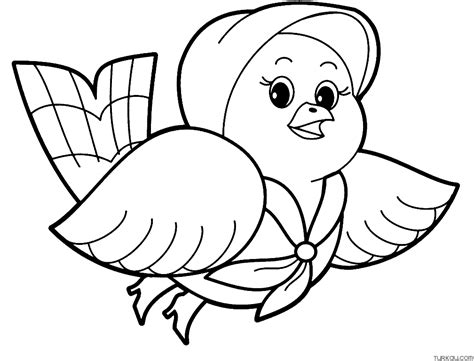 Cool Bird Coloring Page » Turkau