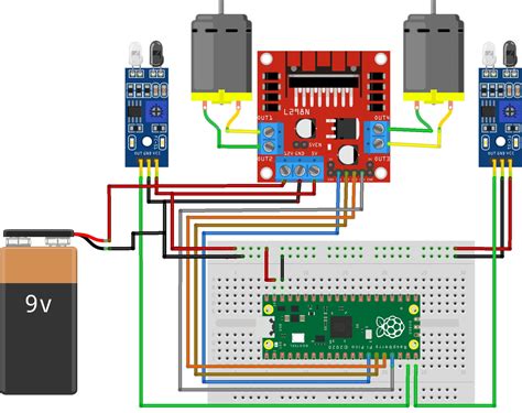 How To Make Line Follower Robot using Raspberry Pi Pico