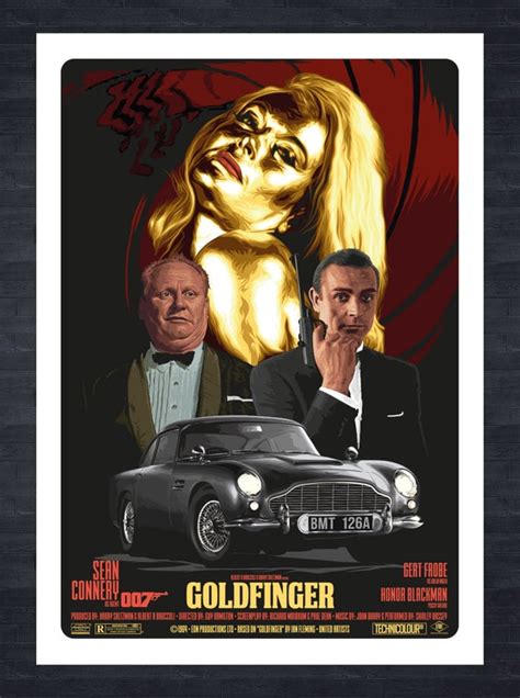 Art & Collectibles Music & Movie Posters Sizes A4,A3,A2, Goldfinger ...