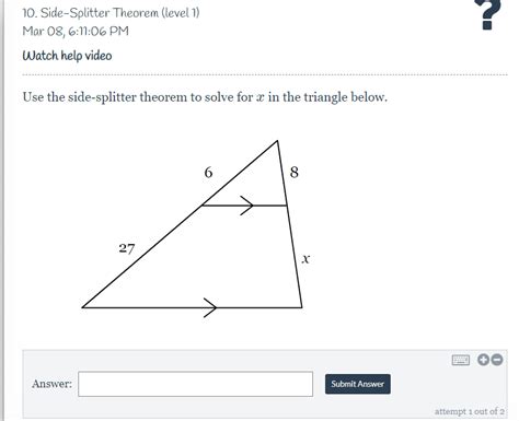 Angle Bisector Theorem Side Splitter Worksheet Answers Ccss - Angleworksheets.com