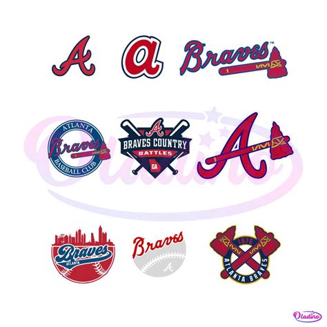 Atlanta Braves Logo Bundle File Svg MLB Team Svg Digital File » Oladino