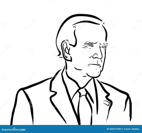 Joe-Biden-floyed-Drawing editorial stock photo. Illustration of artistic - 202913383