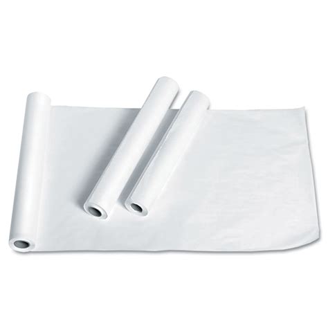 Exam Table Paper, Deluxe Smooth, 18" x 225ft, White, 12 Rolls/Carton - ELEVATE Marketplace