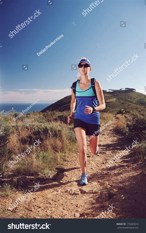 Trail Running Woman Workout Healthy Marathon Stock Photo 173263613 - Shutterstock