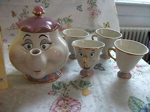 LE Limited Edition Mrs. Potts and Chip Tea Set NIB Disney Beauty and the Beast | eBay