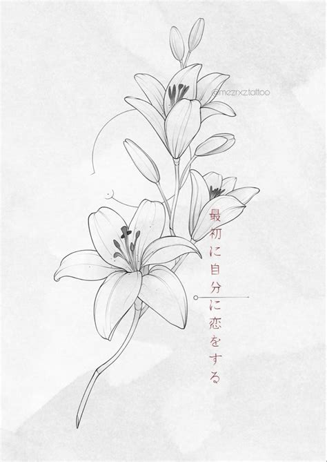 Lily tattoo design – Artofit