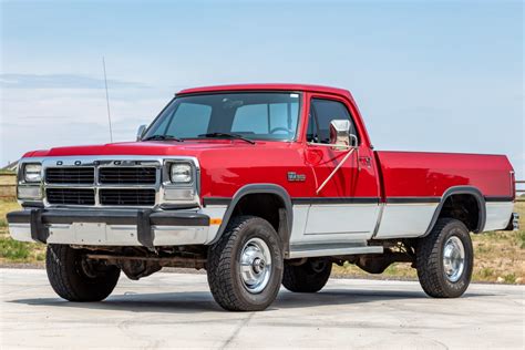 No Reserve: 1992 Dodge Ram W250 Cummins Turbodiesel 4x4 for sale on BaT Auctions - sold for ...