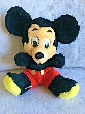 Vintage Disney VIntage Mickey Mouse Plush~filled with nutshell ...