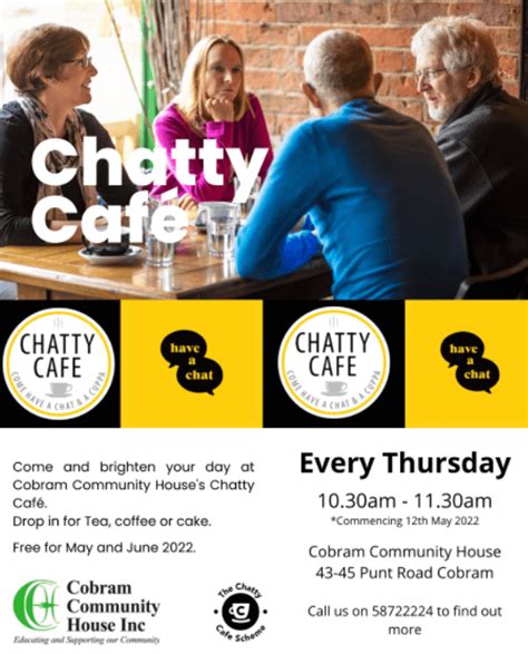 Chatty Cafe Launch – CCH-HOME