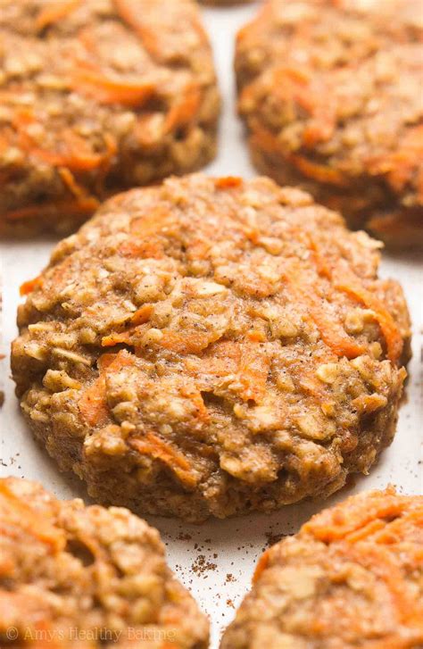 Healthy Carrot Cake Oatmeal Breakfast Cookies | Amy's Healthy Baking