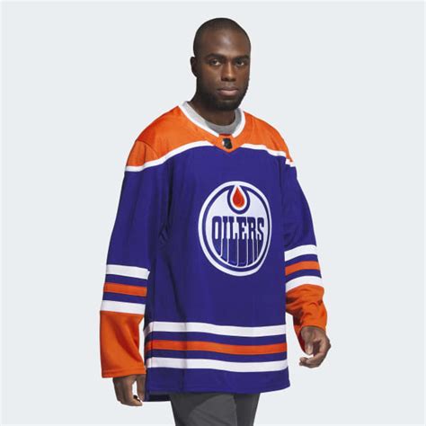 Edmonton Oilers Adidas Primegreen Authentic Royal Blue Home Jersey ...