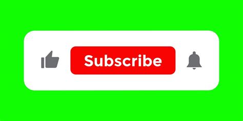 Like and subscribe button icon vector isolated on green background ...