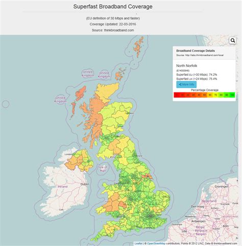 Browse Maps and Check Broadband Performance and Coverage Across the UK