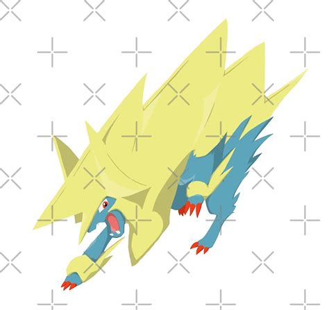 "Pokemon - Mega Manectric" by shiranui93 | Redbubble