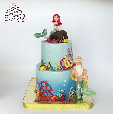 Mermaid Ariel cake | Ariel cake, Little mermaid cakes, Cake