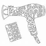 Printable Beauty Salon Coloring Pages sketch template